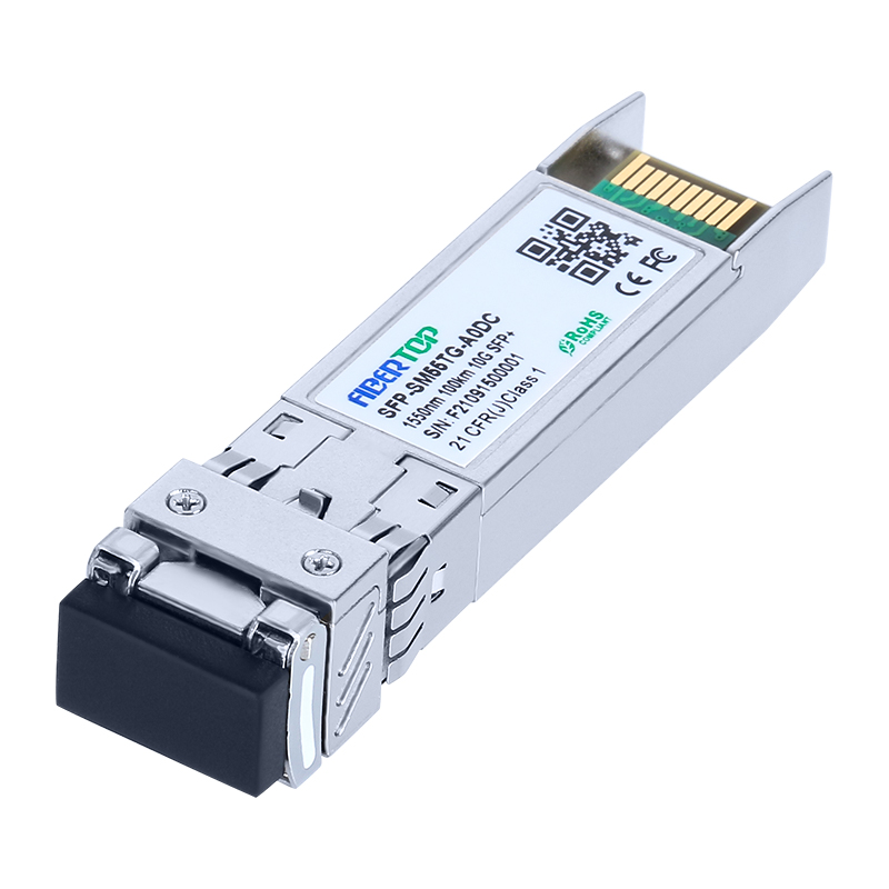 Juniper® EX-SFP-10GE-ZR100 Compatible 10GBase-ZR SFP+ Transceiver SMF 1550nm 100km LC DOM